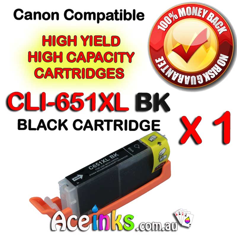 Compatible Canon CLI-651XL BK
